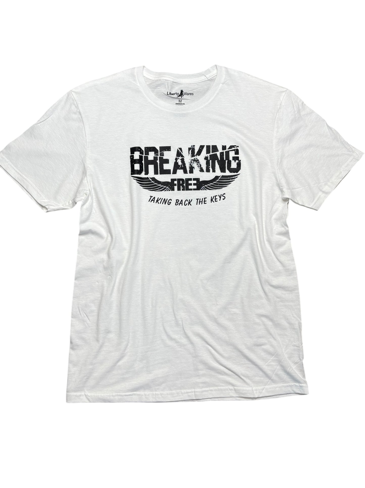 "LIBERTY WARES" BREAKING FREE CLASSIC LADIES T-Shirt White