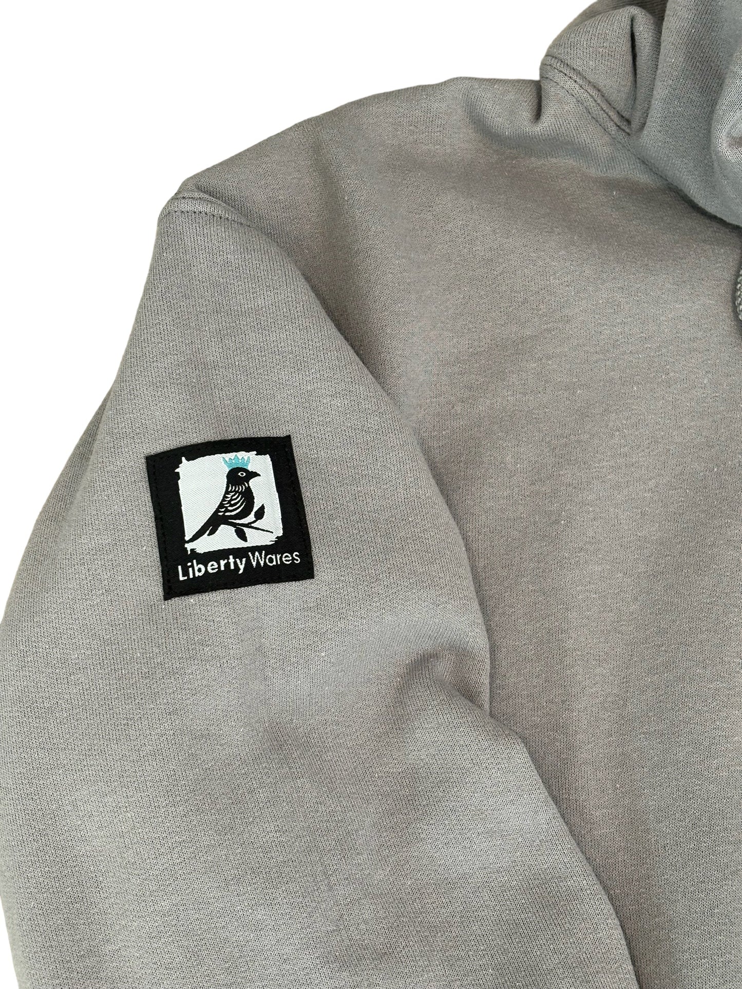 "LIBERTY WARES" RETRO BREAKING FREE UNISEX PULLOVER HOODIE Smoke Apliiq