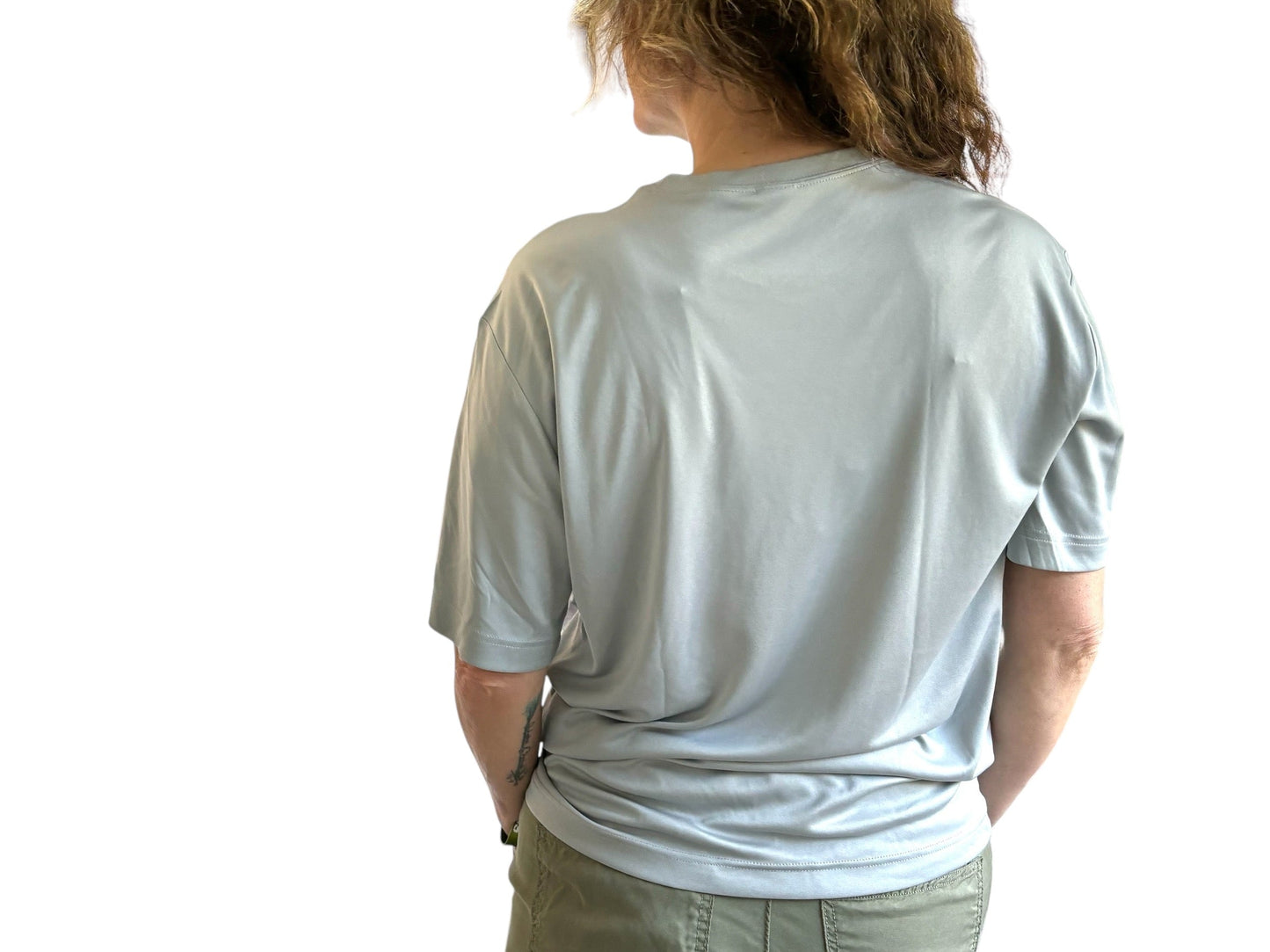 "LIBERTY WARES" ROAR! ATHLETIC TEE Silver Apliiq