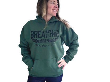 "LIBERTY WARES" BREAKING FREE UNISEX HEAVYWEIGHT HOODIE Alpine