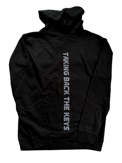 "LIBERTY WARES" BREAKING FREE-TAKING BACK THE KEYS UNISEX HOODIE Black