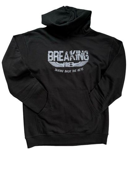 "LIBERTY WARES" BREAKING FREE-TAKING BACK THE KEYS UNISEX HOODIE Black