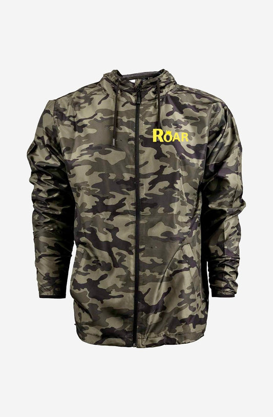 "LIBERTY WARES" CROWN ROAR! WEATHER RESISTANT WINDBREAKER Green Camo