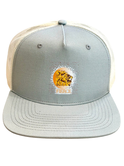 "LIBERTY WARES" FIERCE MESH TRUCKER HAT Smoke