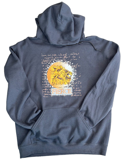 "LIBERTY WARES" FIERCE UNISEX PULLOVER HOODIE Charcoal