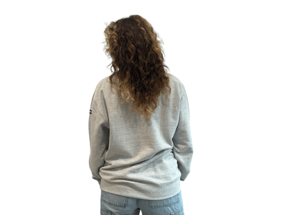 "LIBERTY WARES" ROAR UNISEX MED WEIGHT SWEATSHIRT Heather Grey