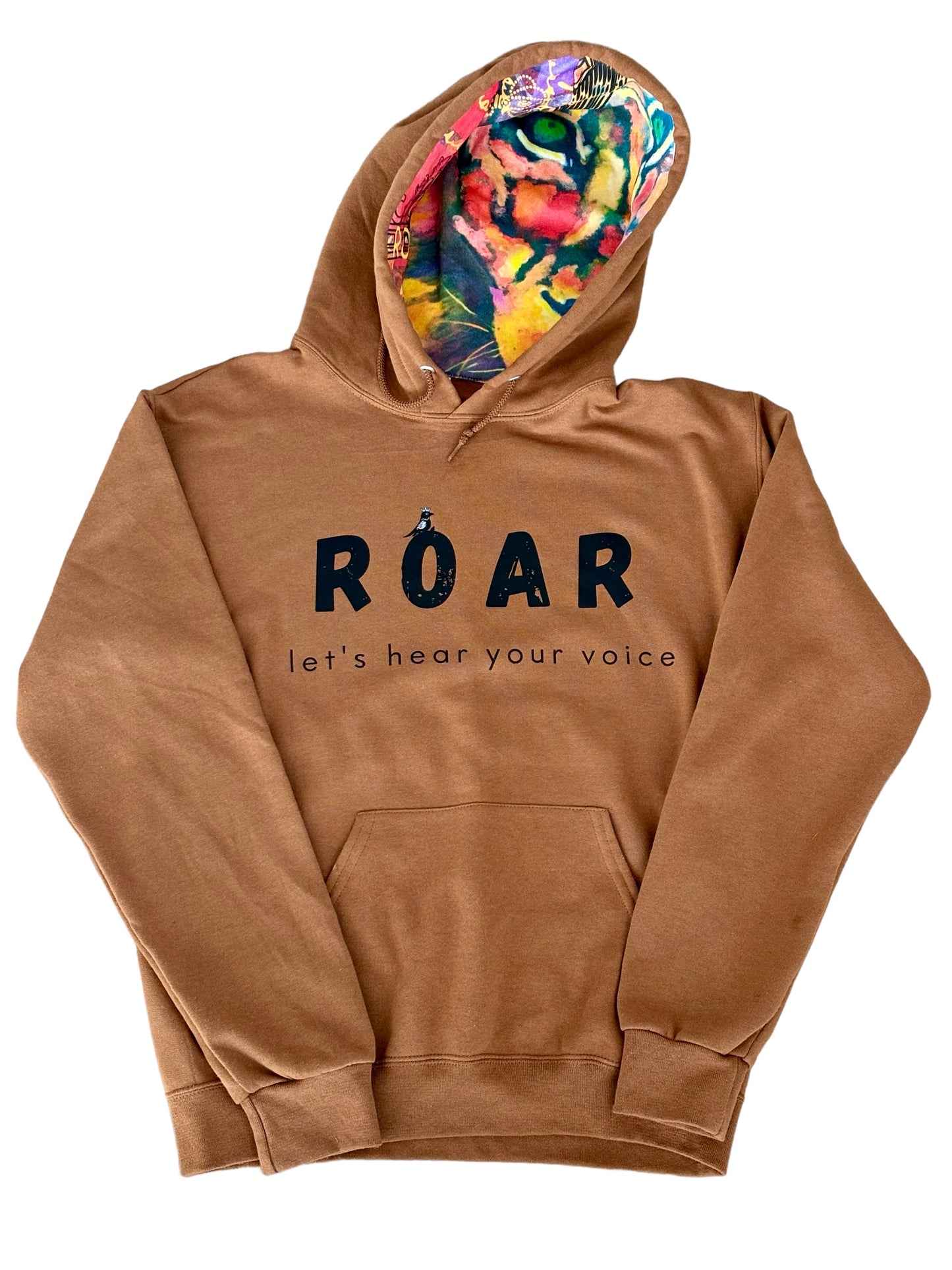 "LIBERTY WARES" ROAR-Bird UNISEX HOOD ART Hoodie Saddle