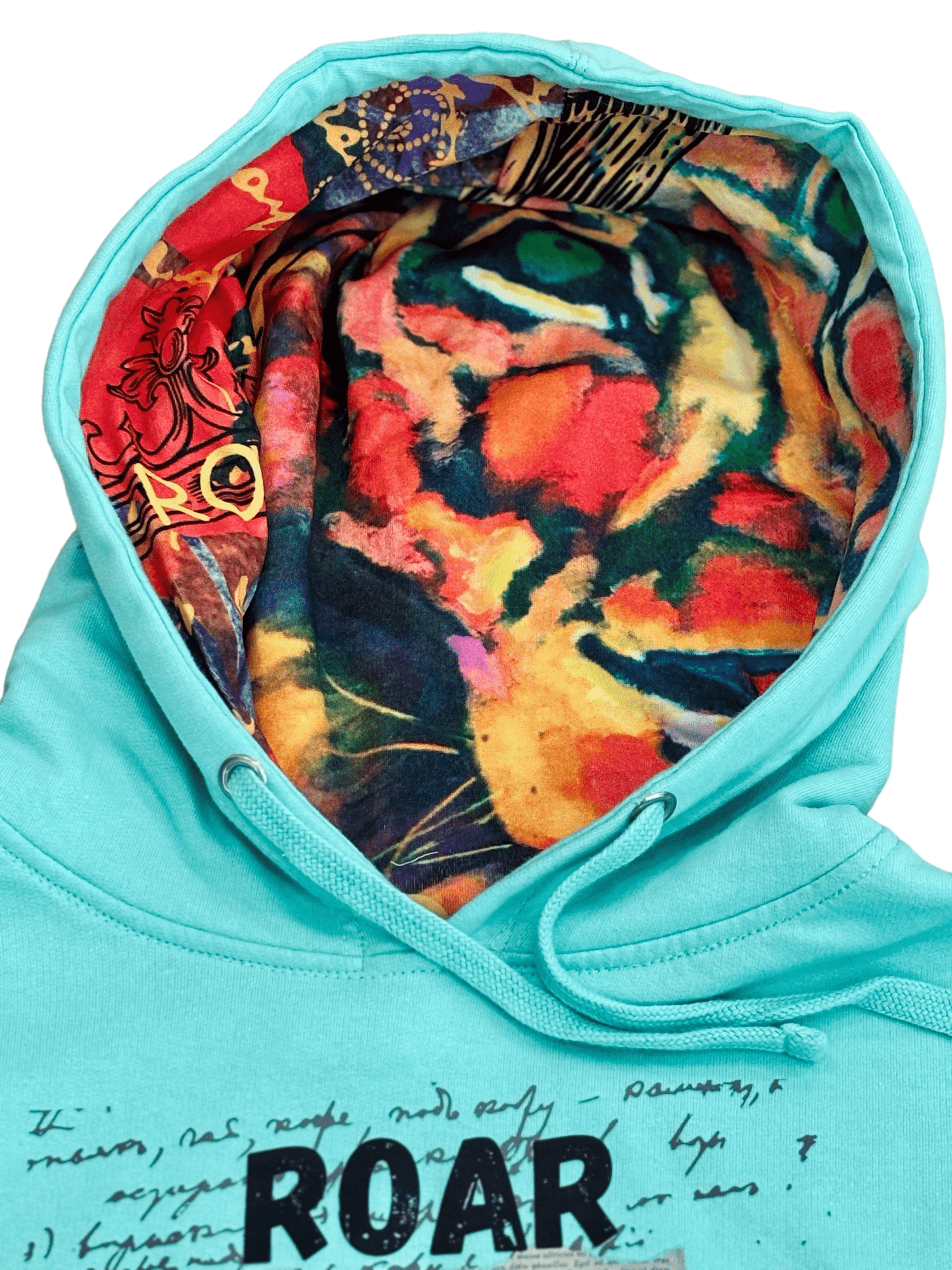"LIBERTY WARES" VINTAGE ROAR UNISEX MID WEIGHT HOOD ART HOODIE Mint Apliiq