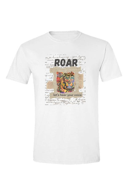 ROAR White T-Shirt 